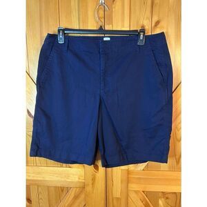 Gap Womens Navy Downtown Bermuda Chino Shorts Size 18 (8934)